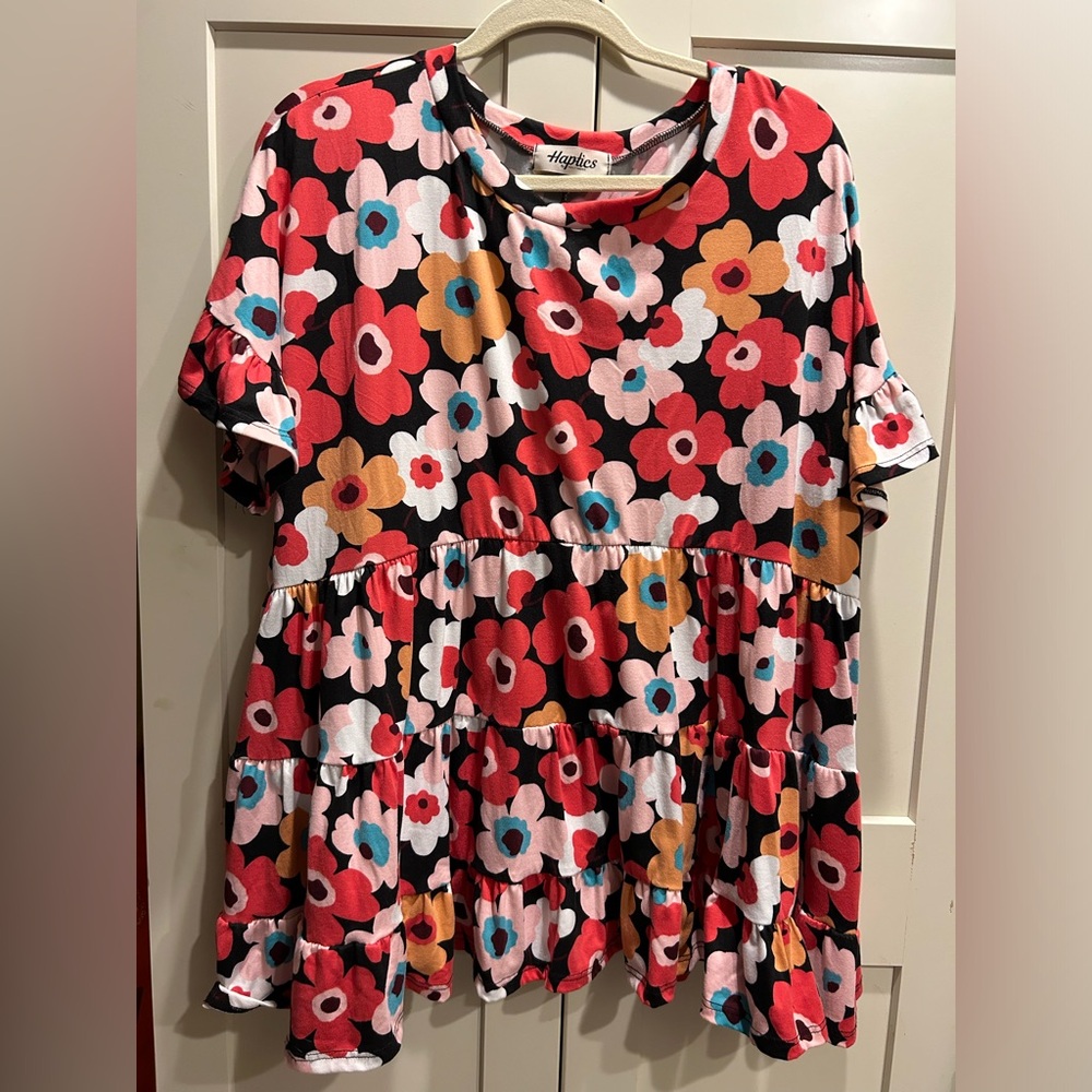 Haptics Tiered Top